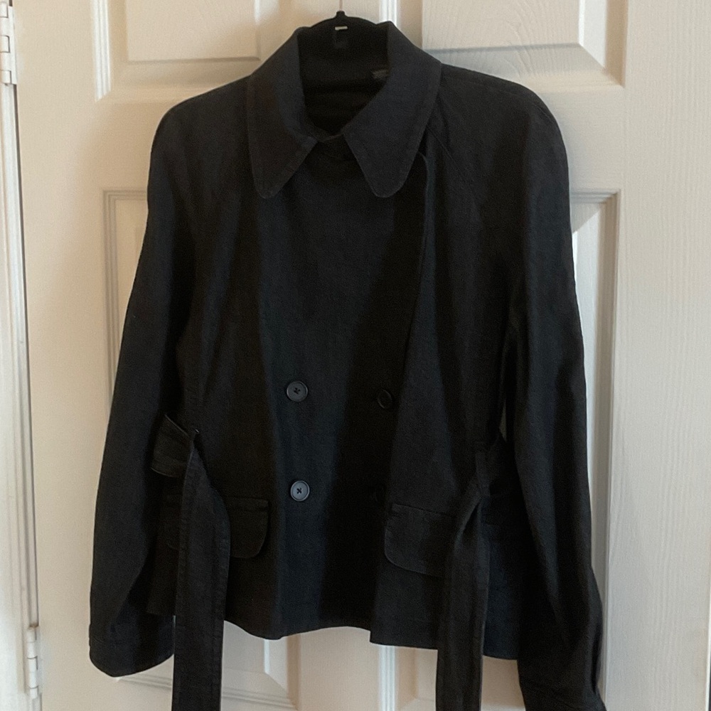 Larry Levine Black double breasted jacket